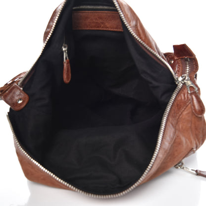 Balenciaga Agneau Giant 21 Silver Hardware Day Hobo Sienna 5 of 14