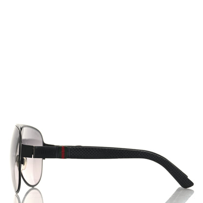 Gucci Acetate Web Aviator Sunglasses GG2252/S Black 3 of 6