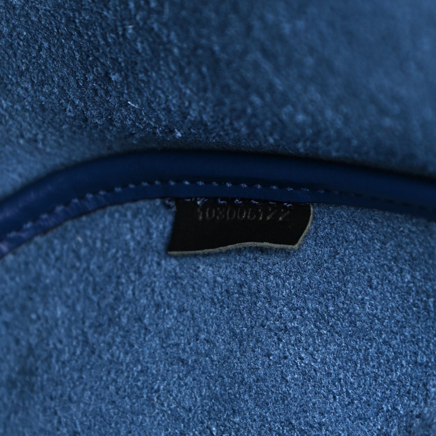 Calfskin Large Ruched Tote Cobalt