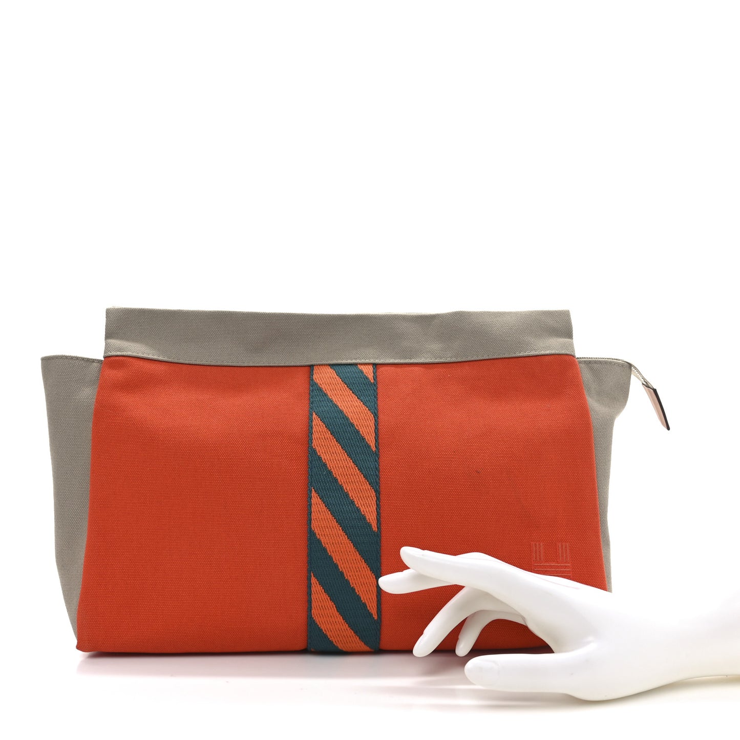 Canvas Jimetou GM Orange Feu Gris Ponce
