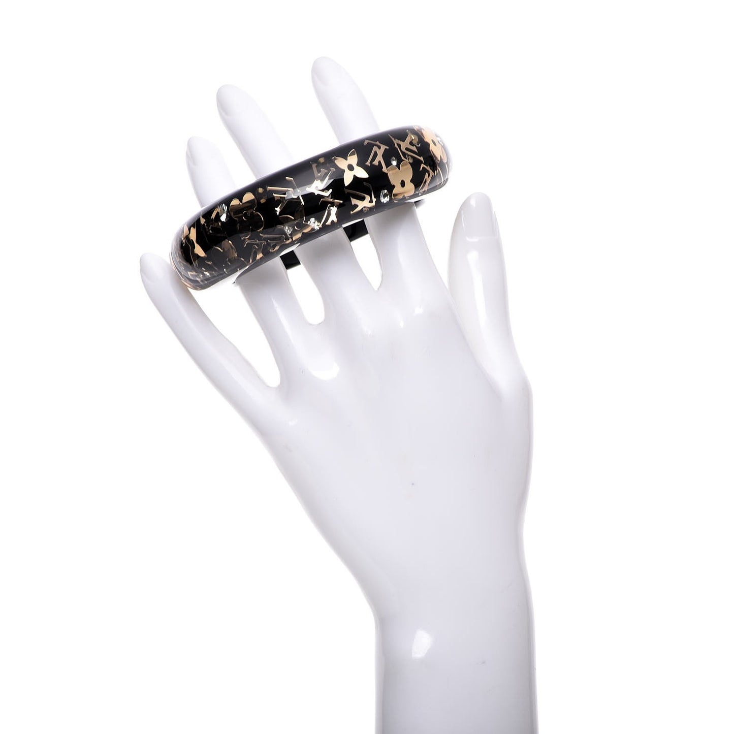 Resin Swarovski Medium Inclusion Bracelet GM Black