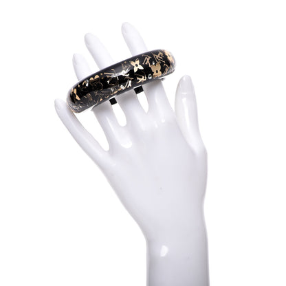 Louis Vuitton Resin Swarovski Medium Inclusion Bracelet GM Black 2 of 4