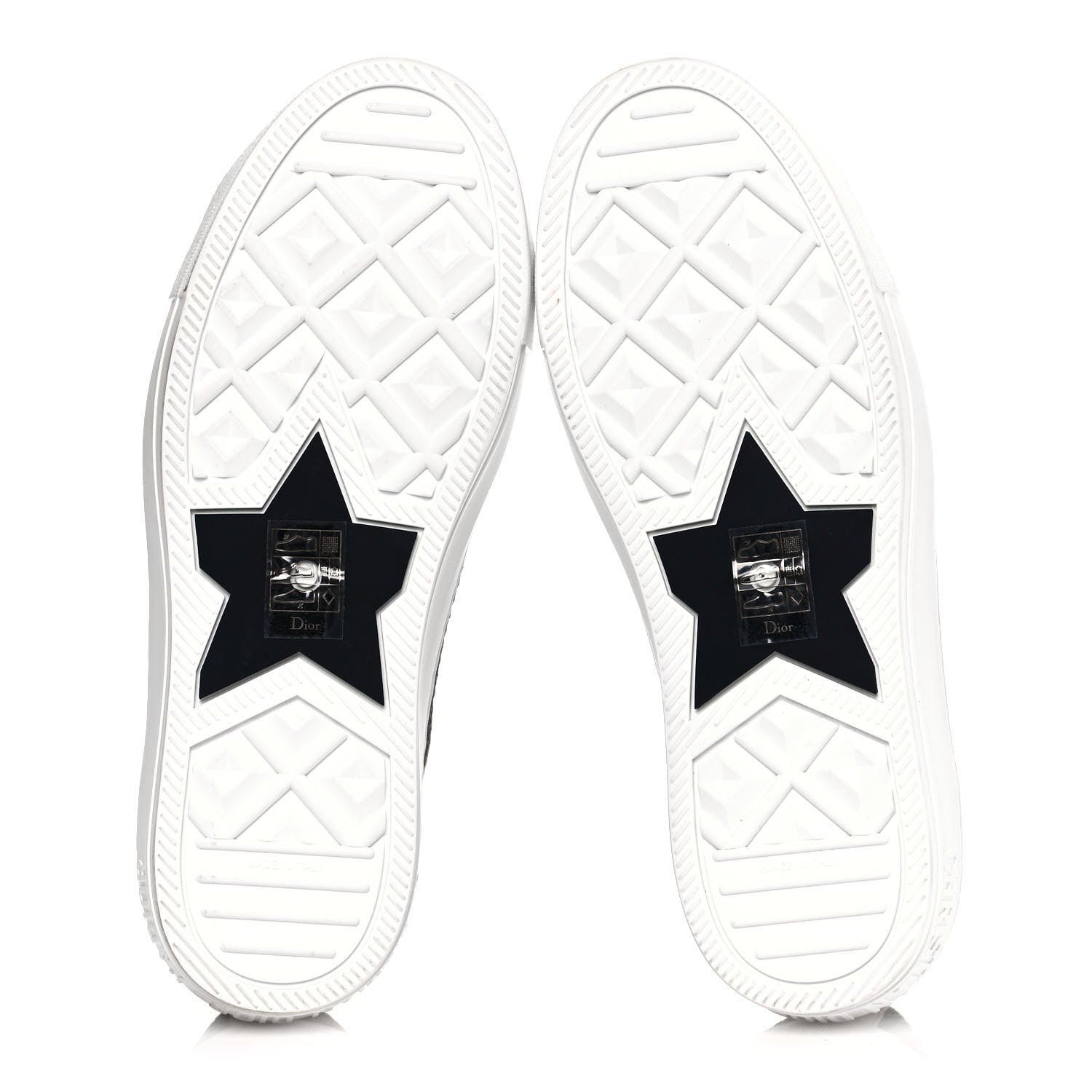 Christian Dior Resille Embroidered Walk'N'Dior Low Top Sneakers 36.5 Black 5 of 10