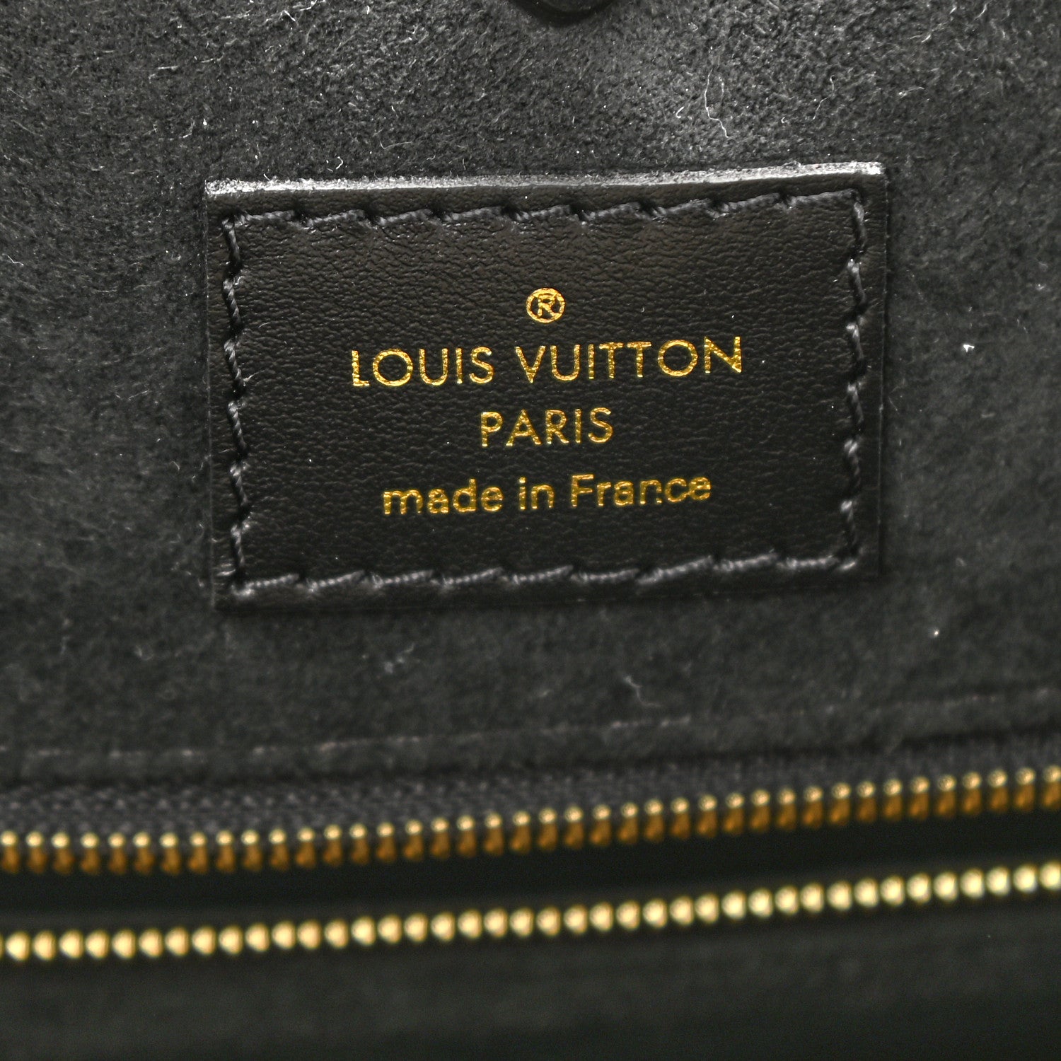 Louis Vuitton Empreinte Monogram Giant Broderies Onthego MM Cream Black 6 of 9