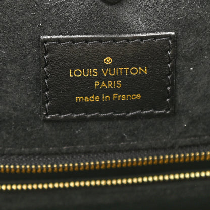 Louis Vuitton Empreinte Monogram Giant Broderies Onthego MM Cream Black 6 of 9