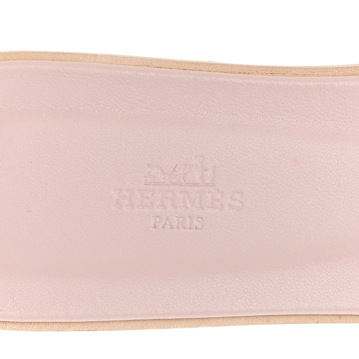 Hermes Epsom Oran Sandals 41 Rose Porcelaine 8 of 10