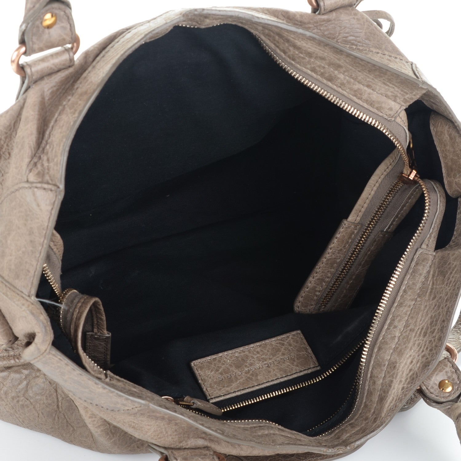 Balenciaga Agneau Giant 12 Rose Gold Hardware City Gris Poivre 4 of 6
