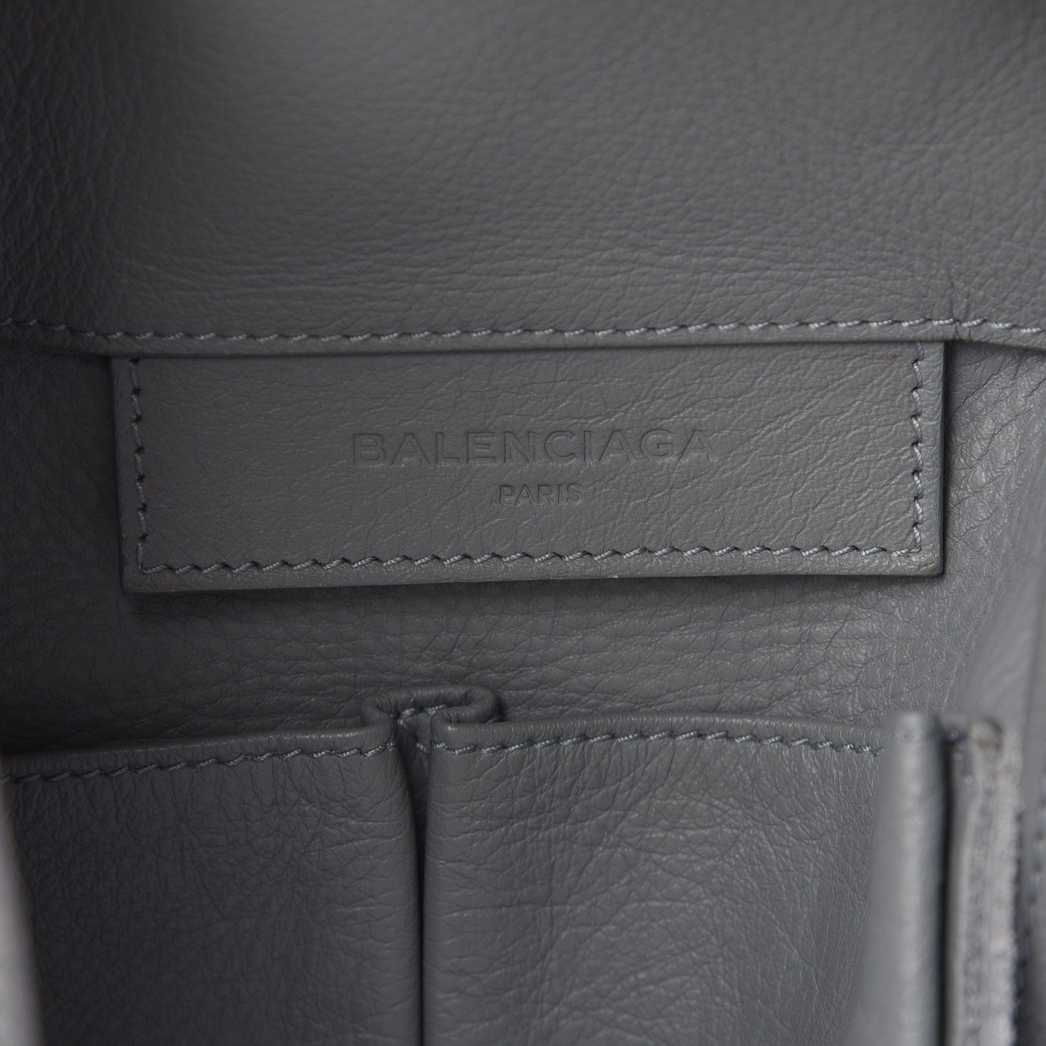 Balenciaga Veau Papier A4 Zip Around Tote Grey 6 of 13
