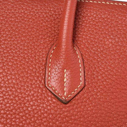 Hermes Taurillon Clemence Birkin 35 Sanguine 30 of 32
