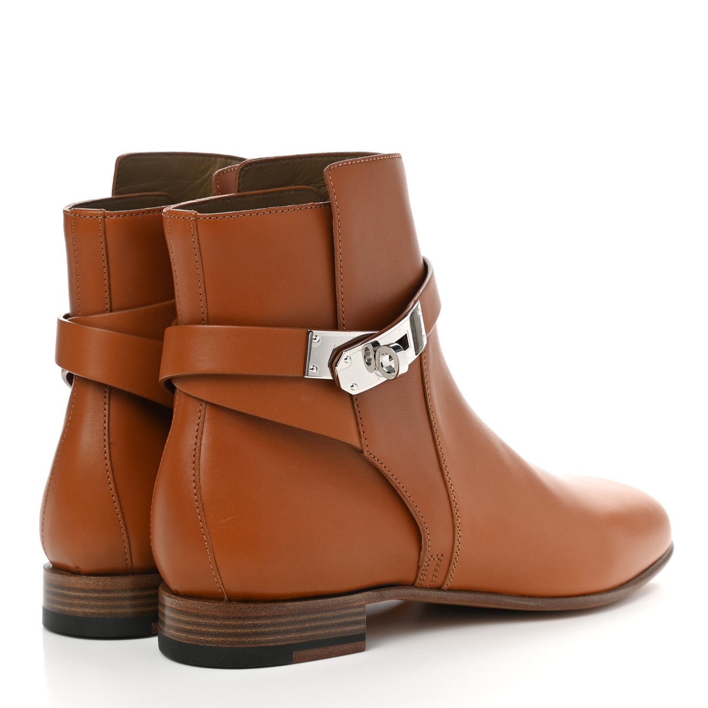 Calfskin Neo Low Boots 36 Natural