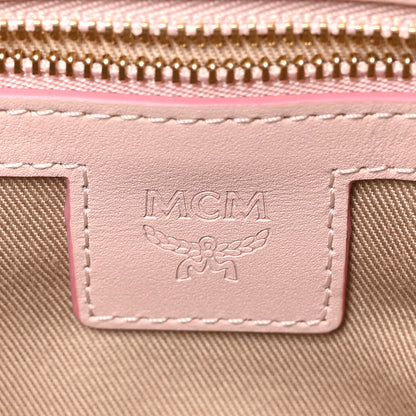 MCM Visetos Medium Crossbody Pouch Powder Pink 6 of 9