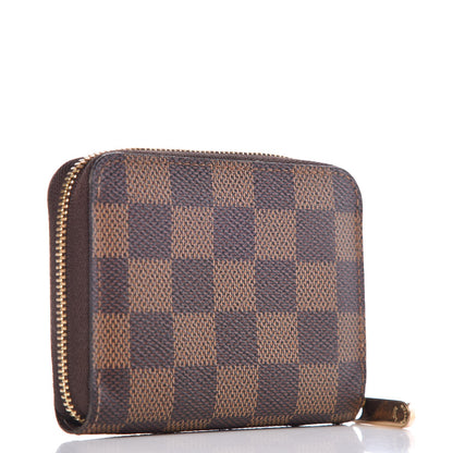 Louis Vuitton Damier Ebene Zippy Coin Purse 3 of 8