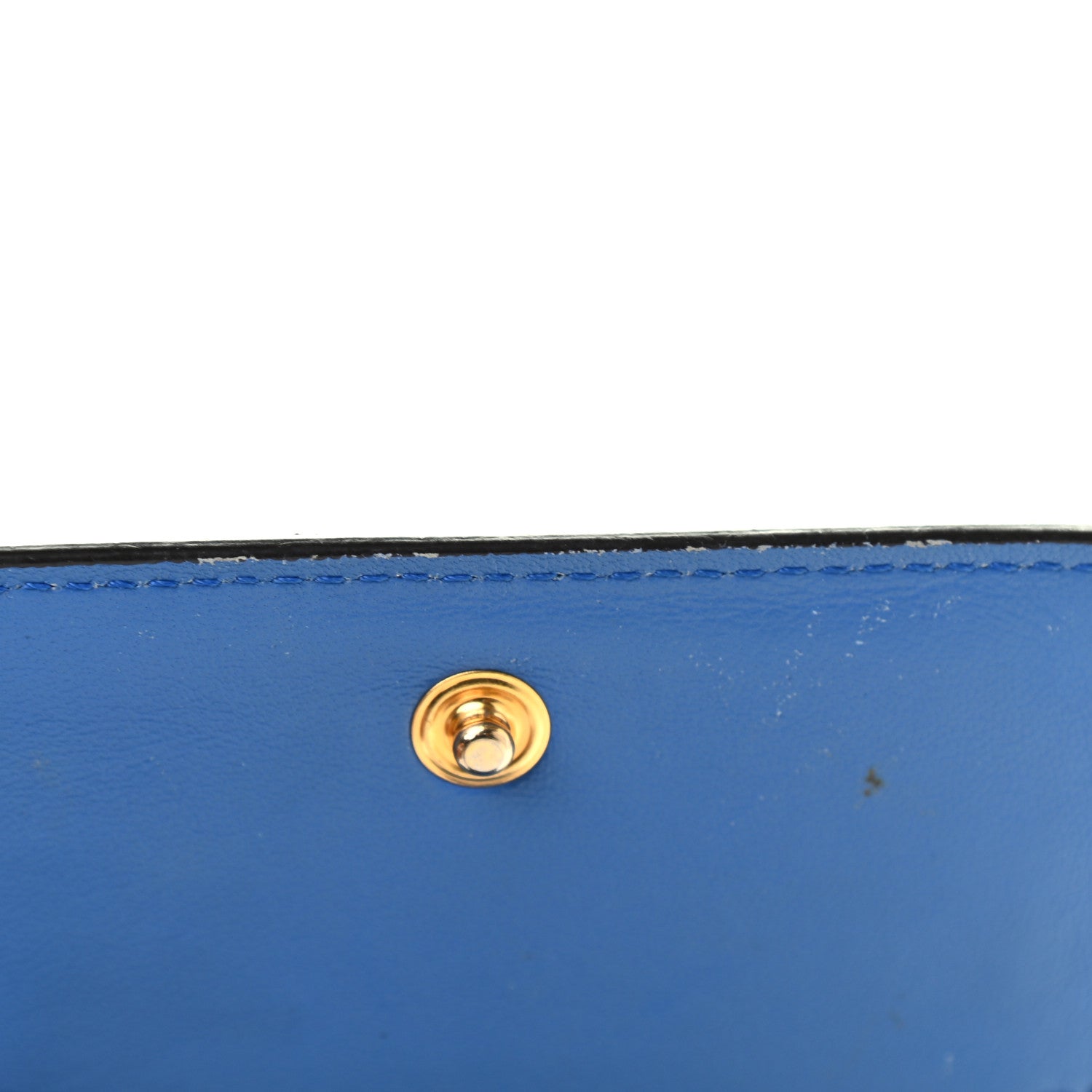 Mulberry Small Classic Grain Tri-fold Wallet Blue 11 of 13