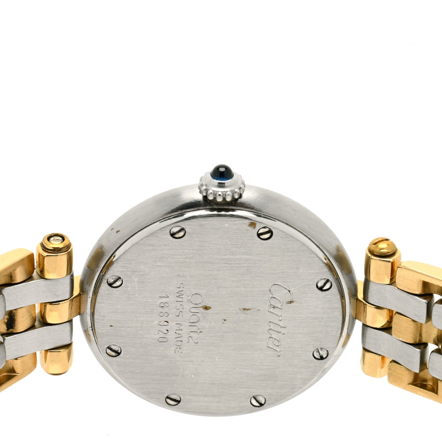 Stainless Steel 18K Yellow Gold 24mm Panthere Vendome Quartz Watch