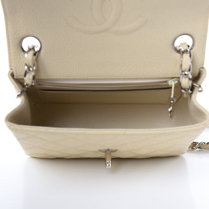 Chanel Caviar Quilted Mini Square Flap Light Beige 5 of 12