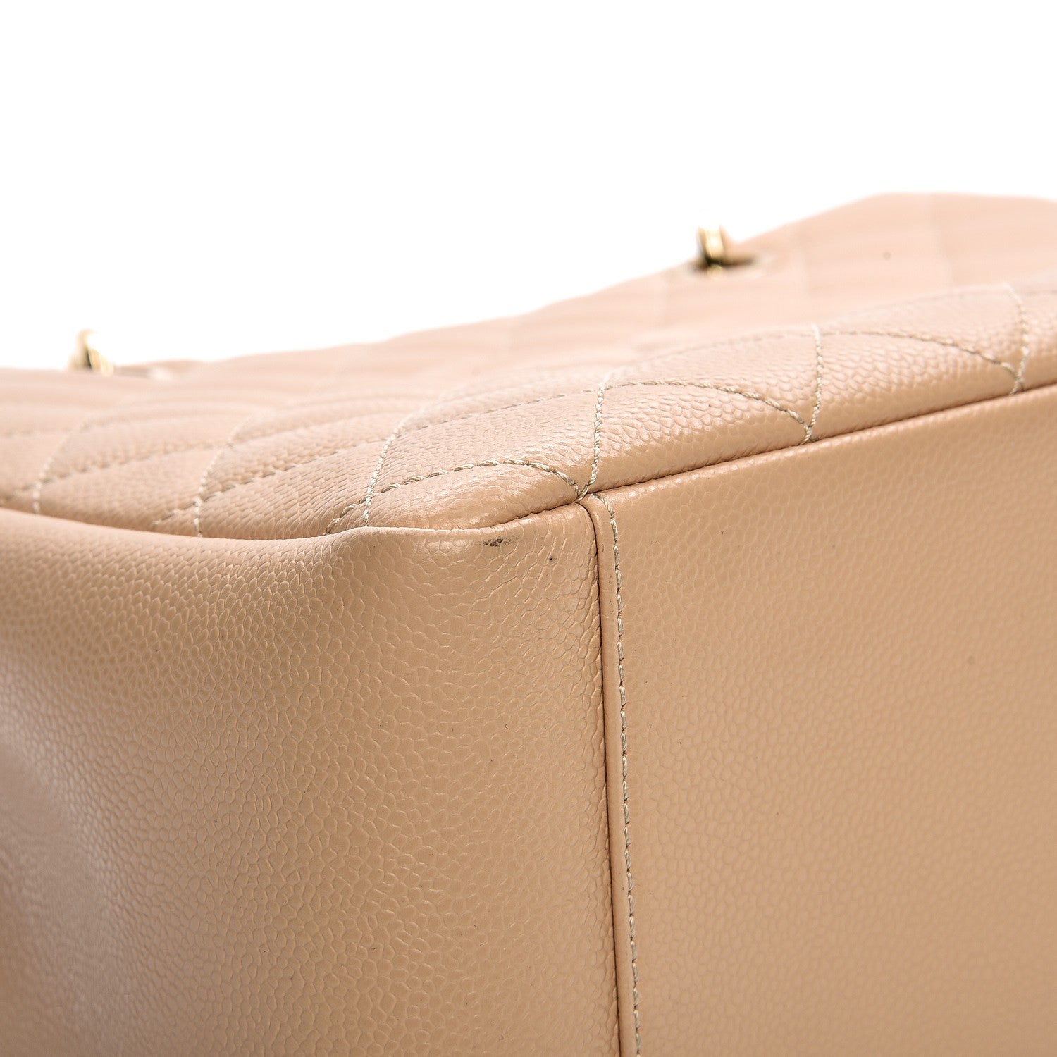 Chanel Caviar Quilted Grand Shopping Tote GST Beige Clair 8 of 10