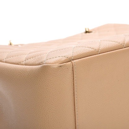 Chanel Caviar Quilted Grand Shopping Tote GST Beige Clair 8 of 10