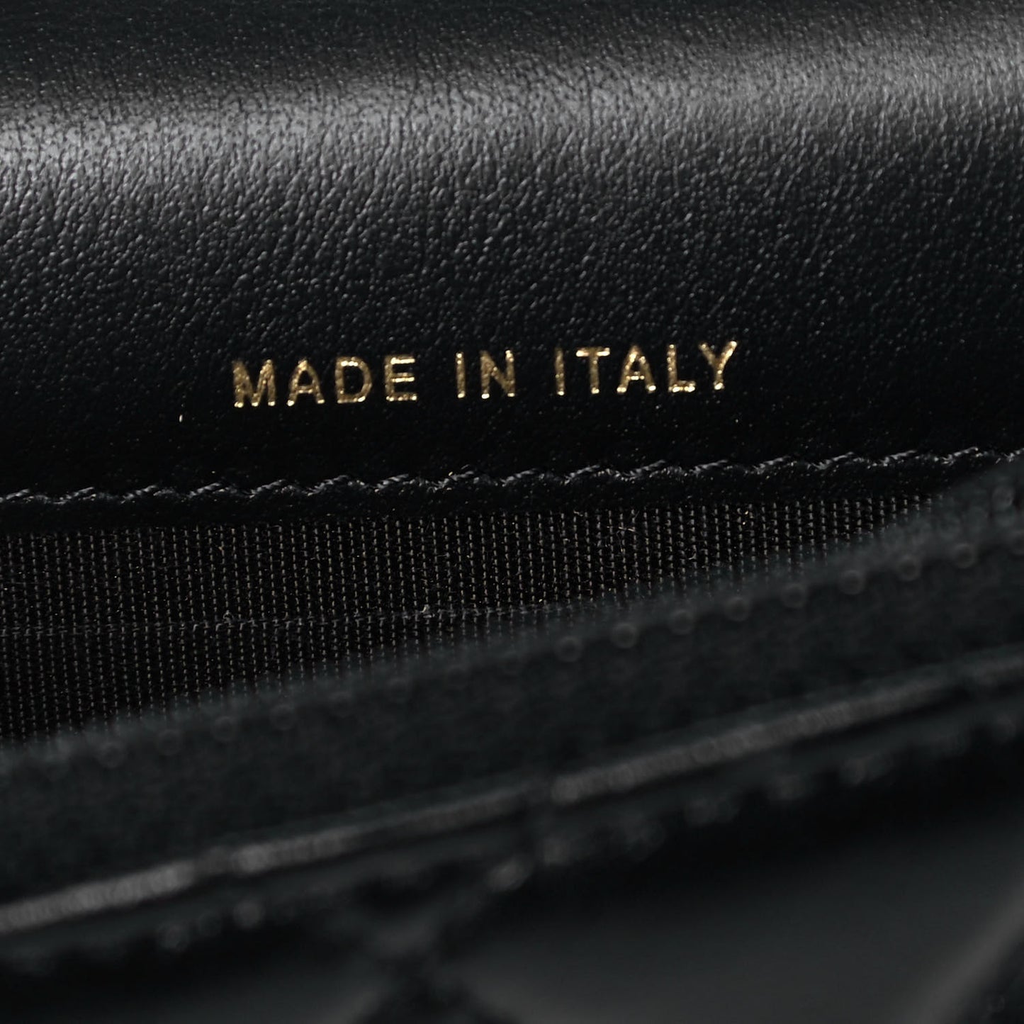 Calfskin Quilted Maxi Pearls Clutch With Chain Black