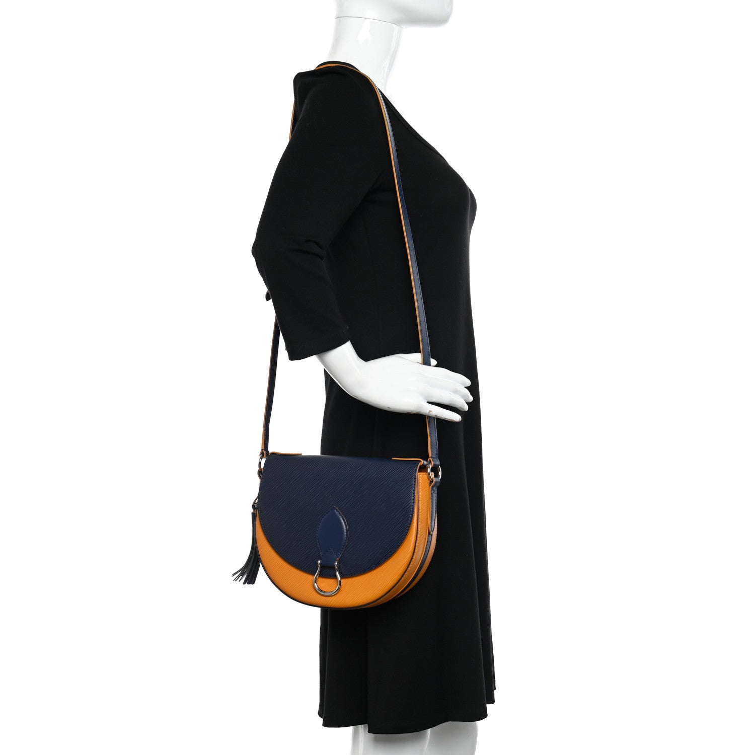 Louis Vuitton Epi Saint Cloud NM Indigo Safran 2 of 10