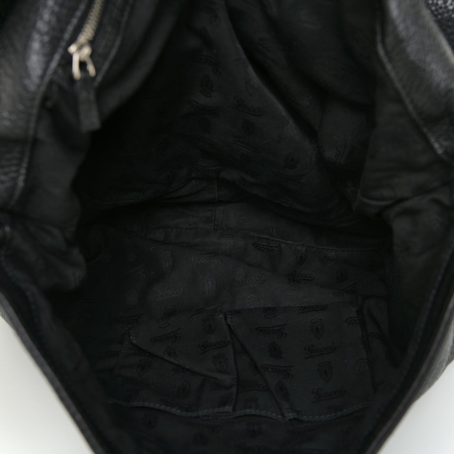Calfskin Large Jungle Shoulder Bag Black