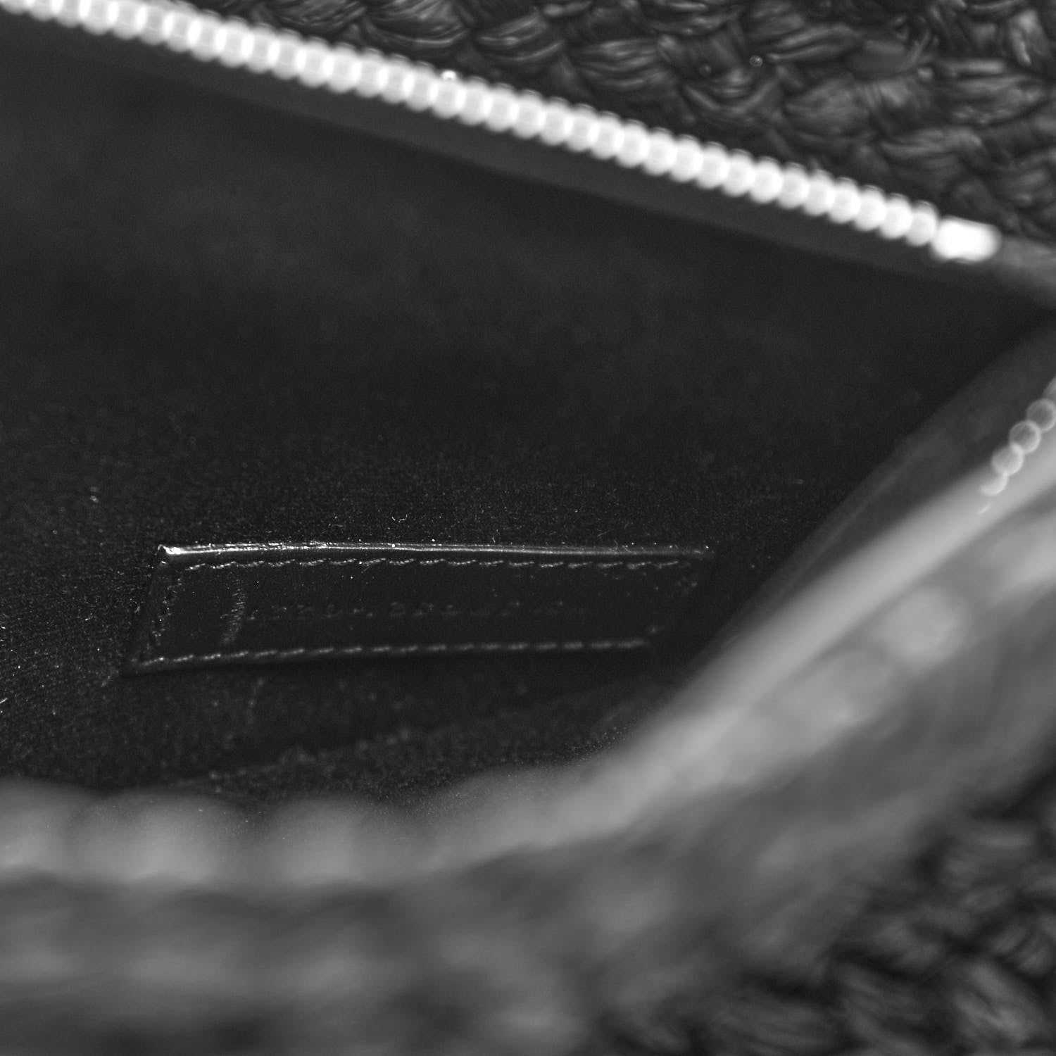 Saint Laurent Raffia Medium Panier Bag Black 7 of 11