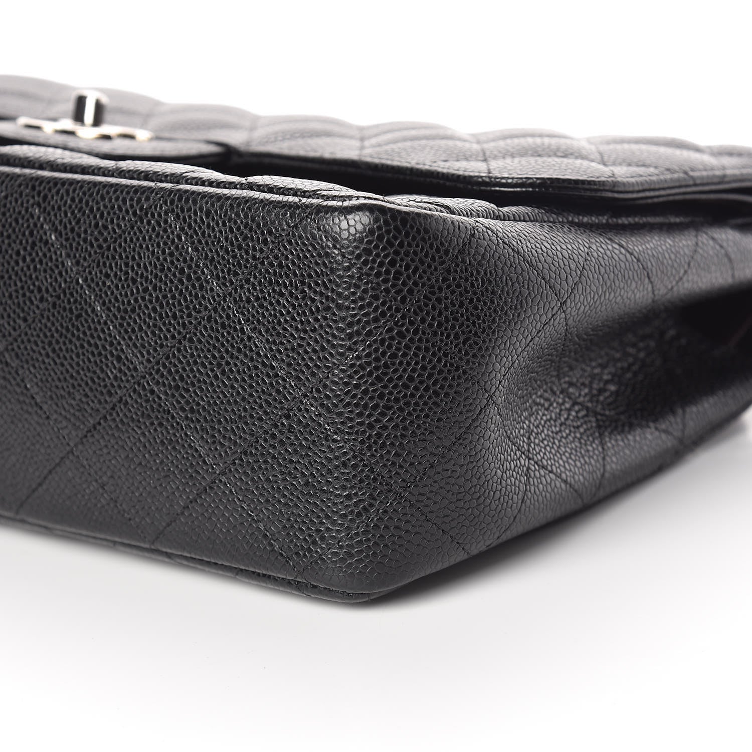 Chanel Caviar Quilted Jumbo Double Flap Black 9 of 15