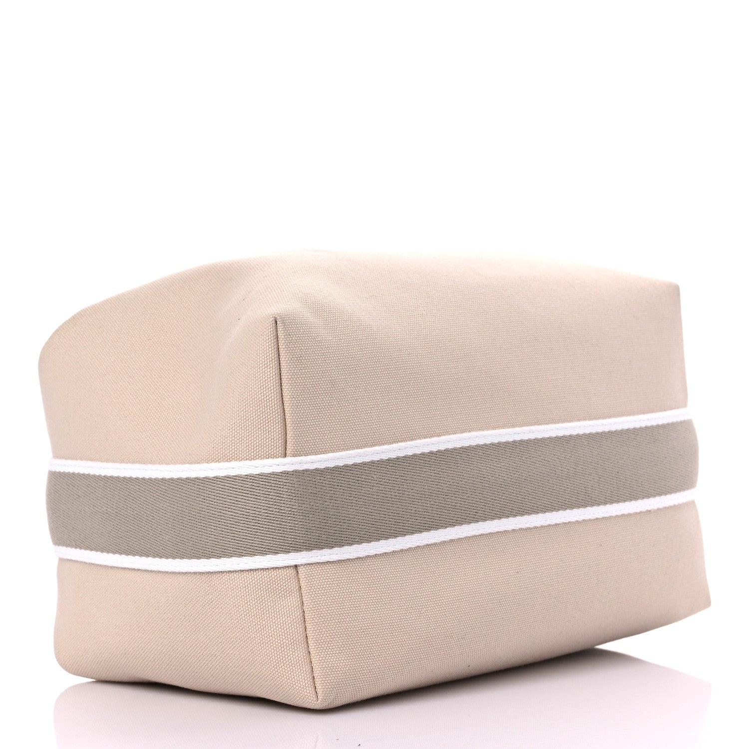 Hermes Canvas Large Bride-A-Brac Pouch Natural 5 of 12