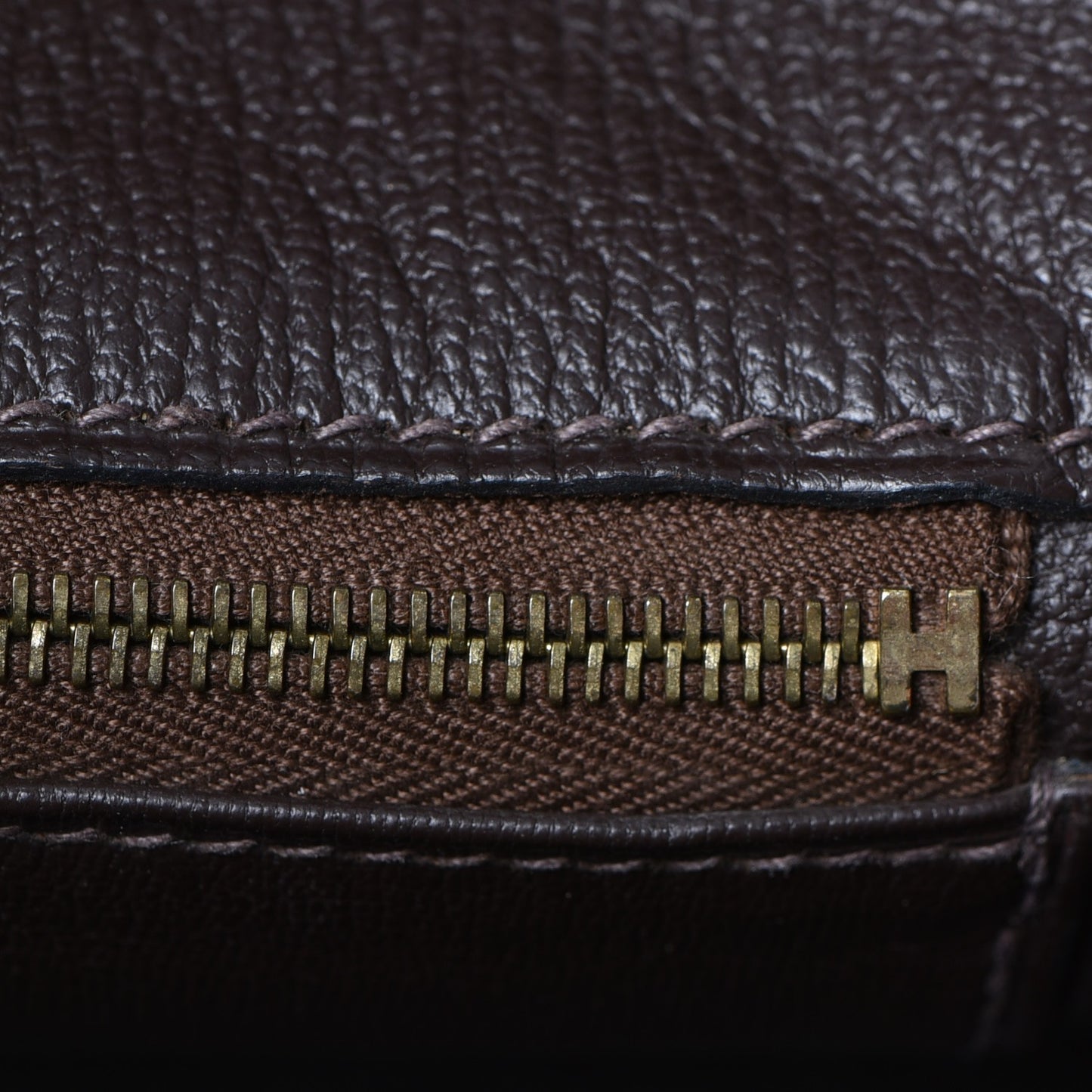 Togo Birkin 35 Chocolate