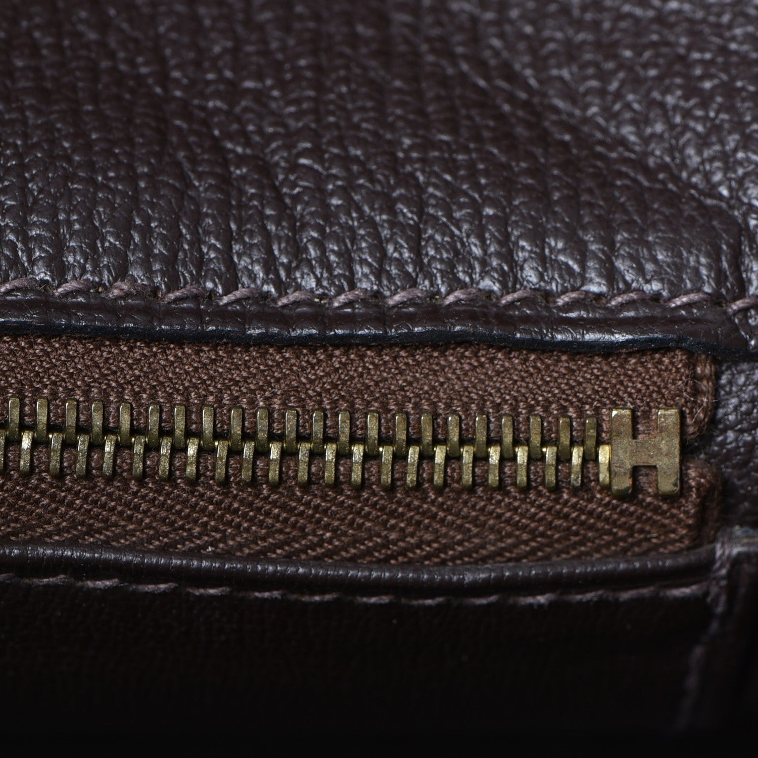Hermes Togo Birkin 35 Chocolate 16 of 38