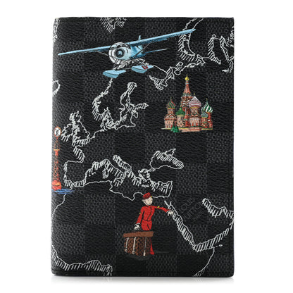 Louis Vuitton Damier Graphite Map Passport Cover 1 of 8