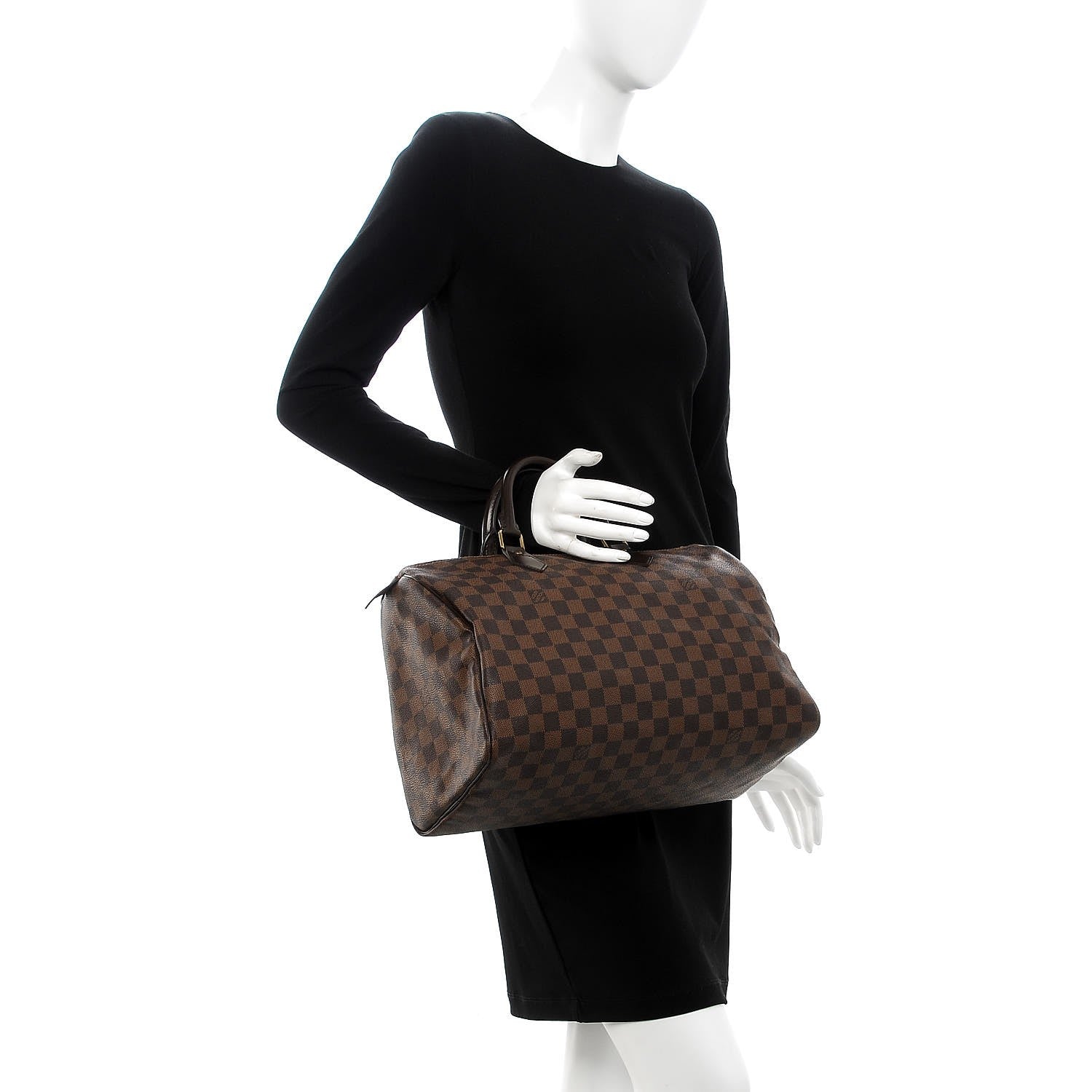 Louis Vuitton Damier Ebene Speedy 35 4 of 24