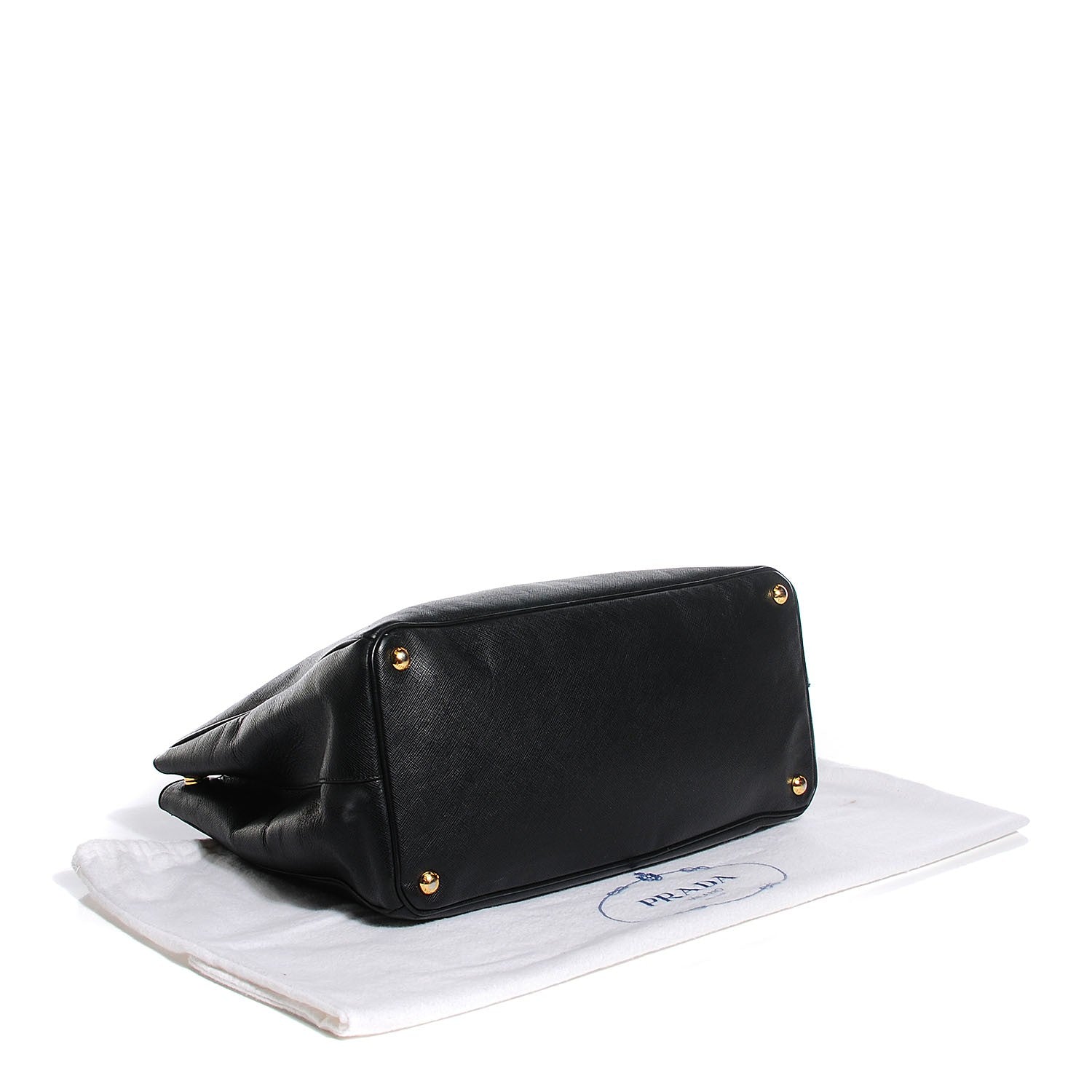 Prada Saffiano Lux Large Tote Nero Black 4 of 10