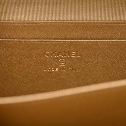 Chanel Lambskin Quilted CC Pearl Crush Camera Case Black 6 of 11