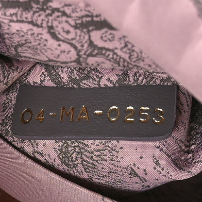 Christian Dior Wicker Oblique Medium Lady Dior Bag Pink Grey 7 of 10