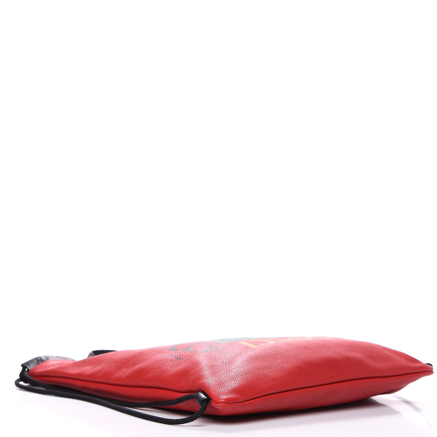 Gucci Calfskin Coco Capitan Logo Drawstring Backpack Hibiscus Red 4 of 9