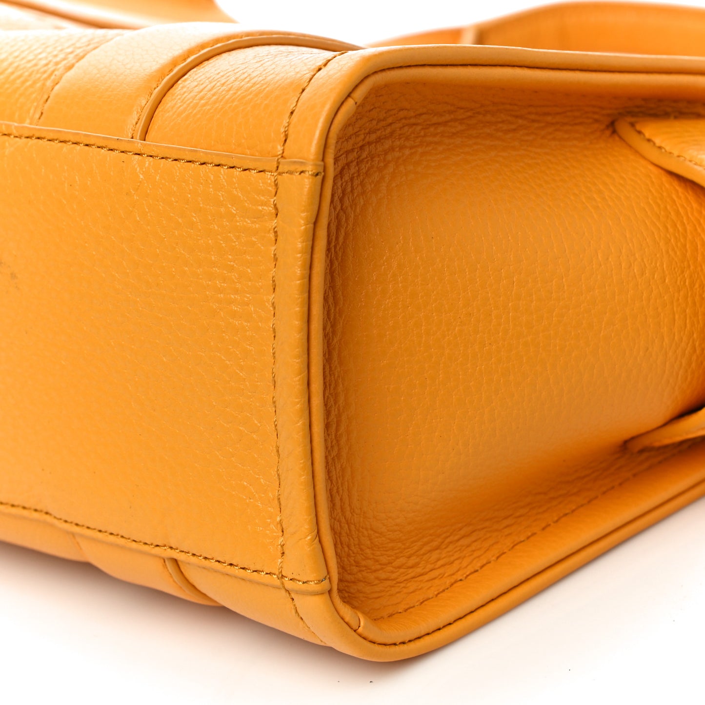 Grained Calfskin Small The Tote Bag Artisan Gold