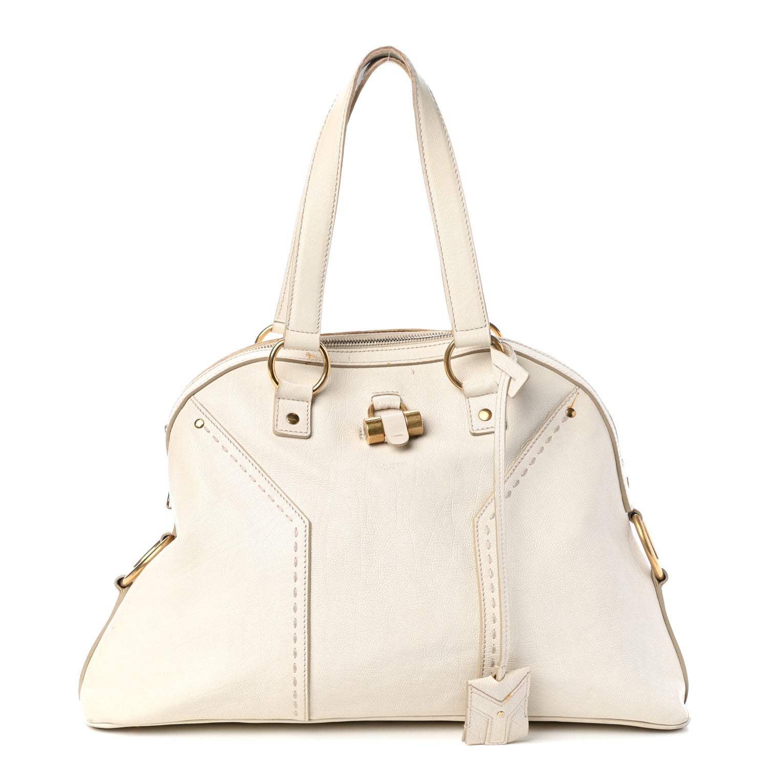 Saint Laurent Calfskin Large Muse Ivory 1 of 11