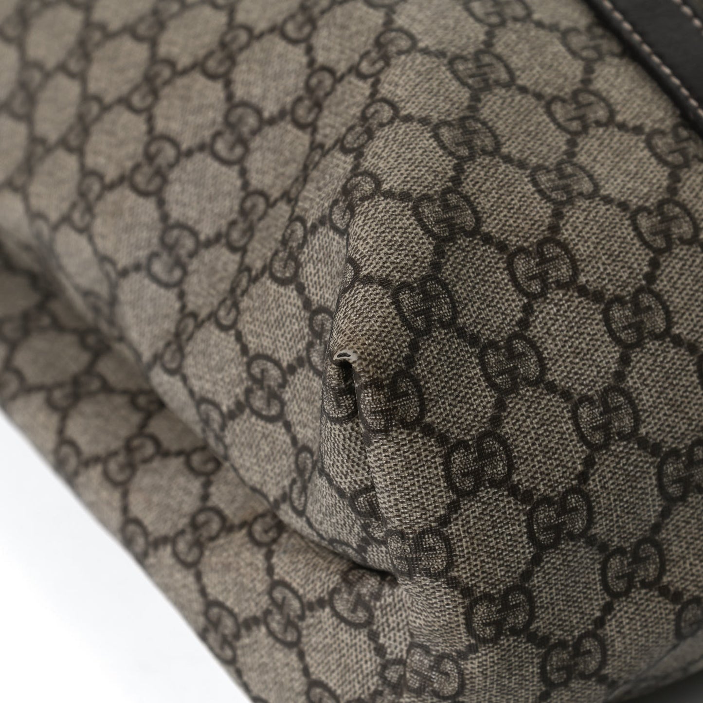 GG Plus Monogram Joy Vertical Tote Dark Brown
