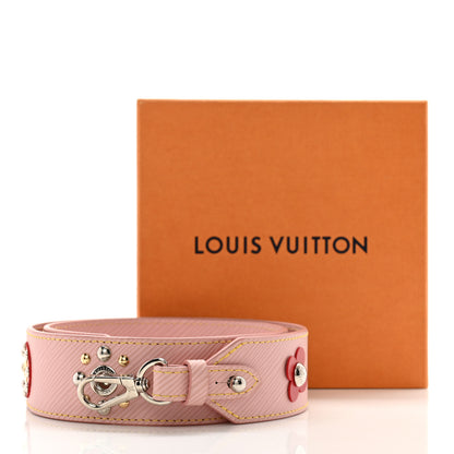 Louis Vuitton Epi Mechanical Flowers Bandouliere Shoulder Strap Rose Ballerine 6 of 6