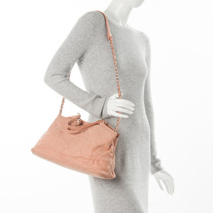 Chanel Iridescent Calfskin Quilted Small Sea Hit Tote Pink 2 of 11