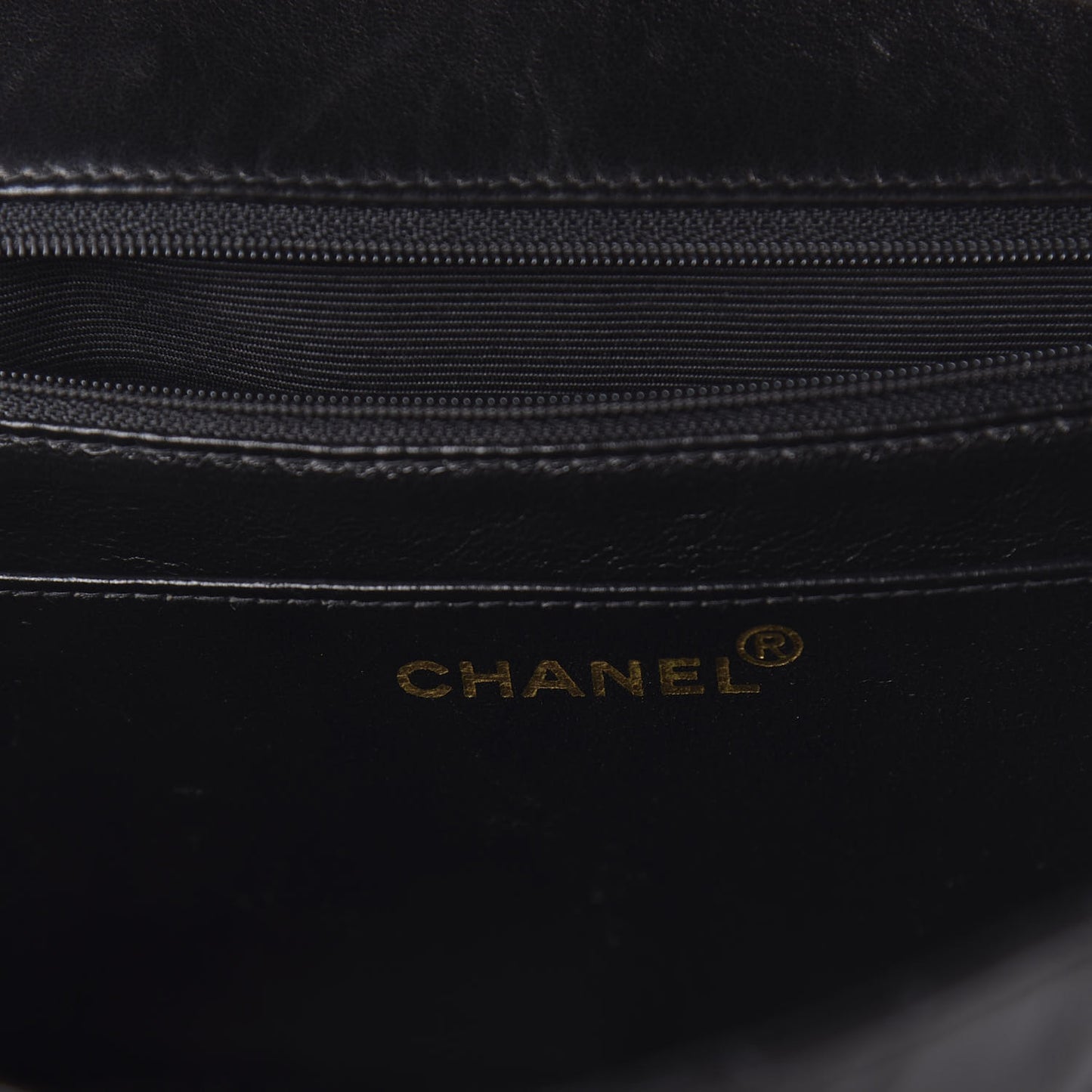 Lambskin Quilted Medium Single Flap Black