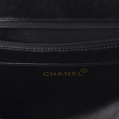 Chanel Lambskin Quilted Medium Single Flap Black 8 of 12