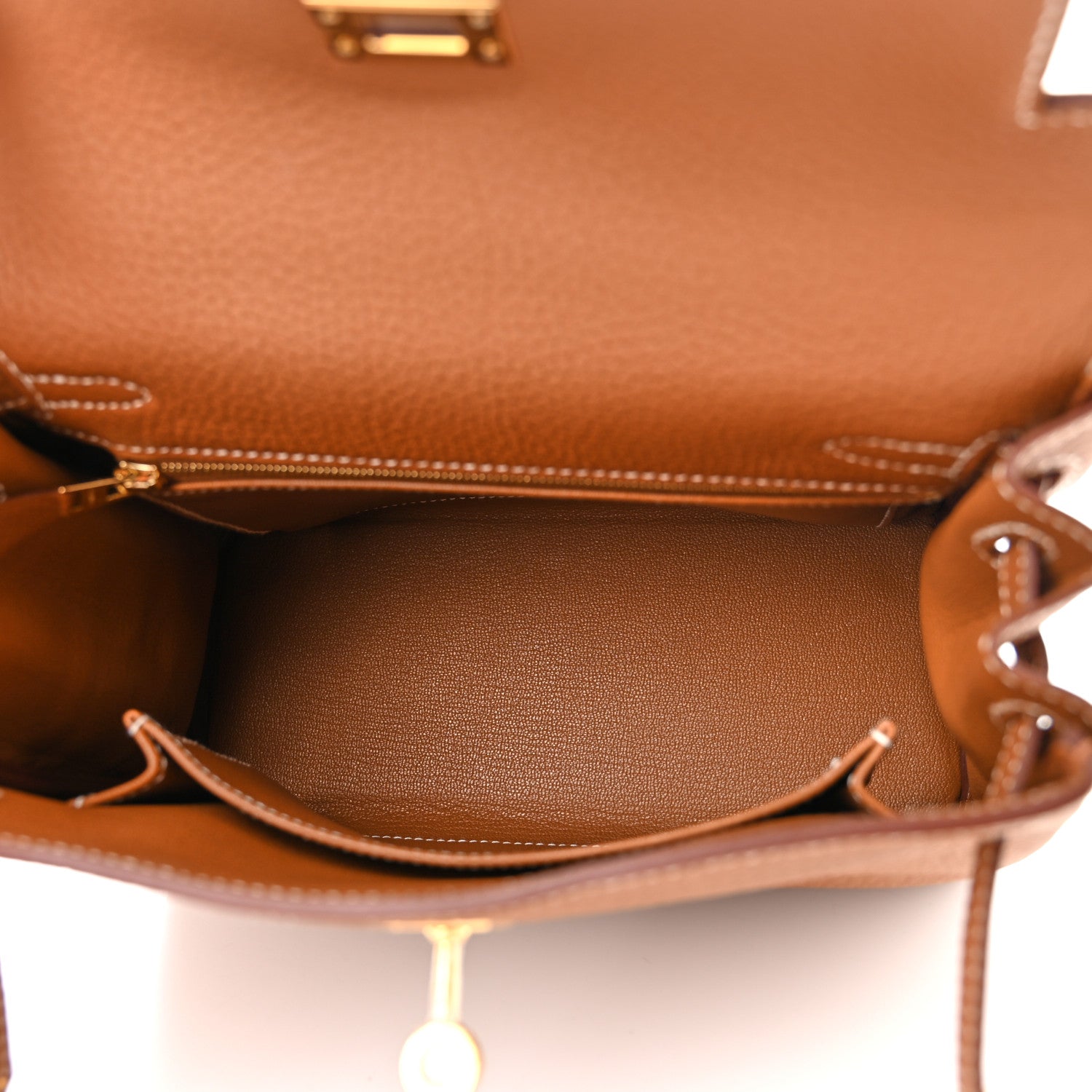 Hermes Togo Kelly Retourne 25 Gold 4 of 10