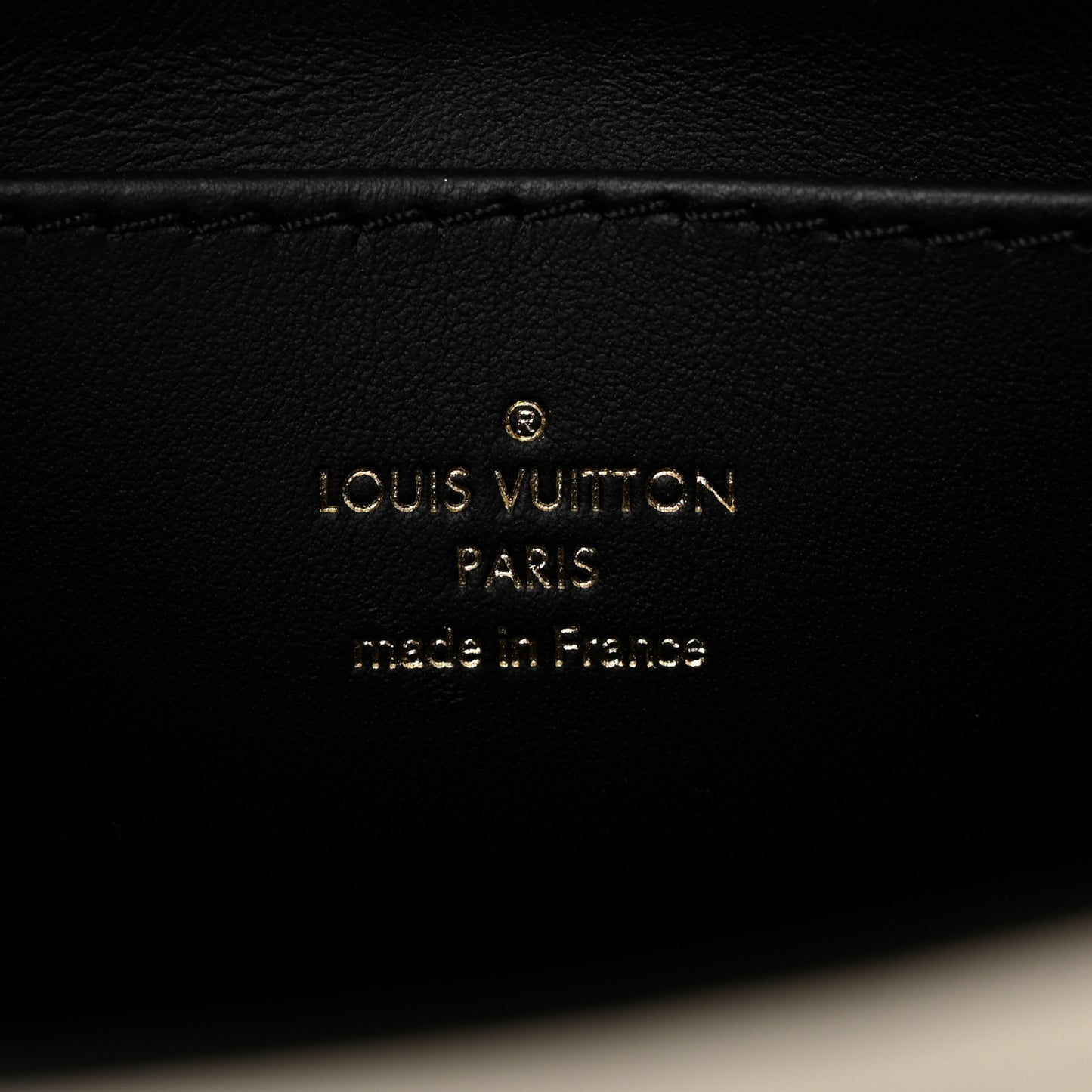 Lambskin Malletage Top Handle GO-14MM White Black