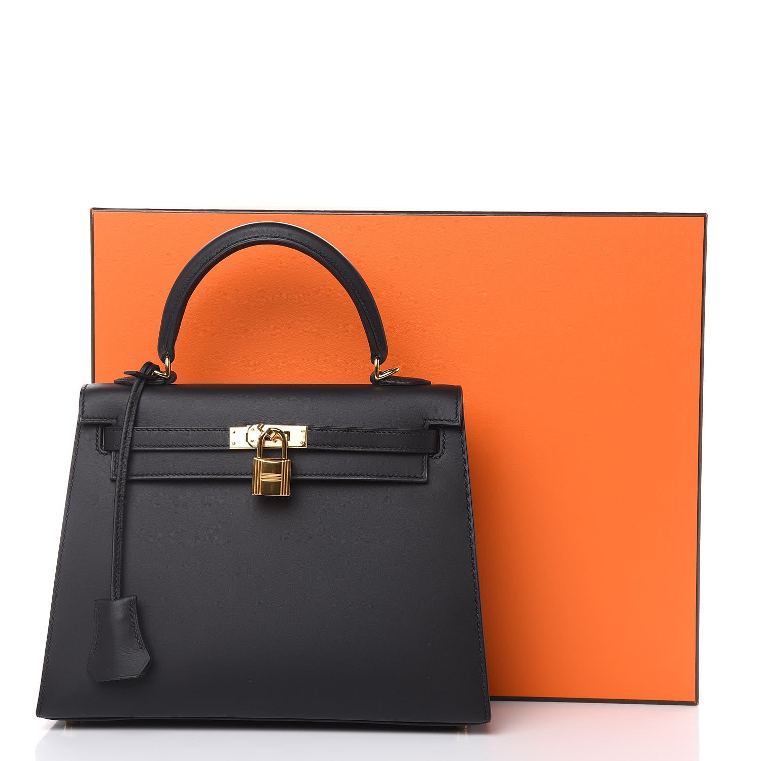 Hermes Sombrero Kelly Sellier 25 Black 33 of 33