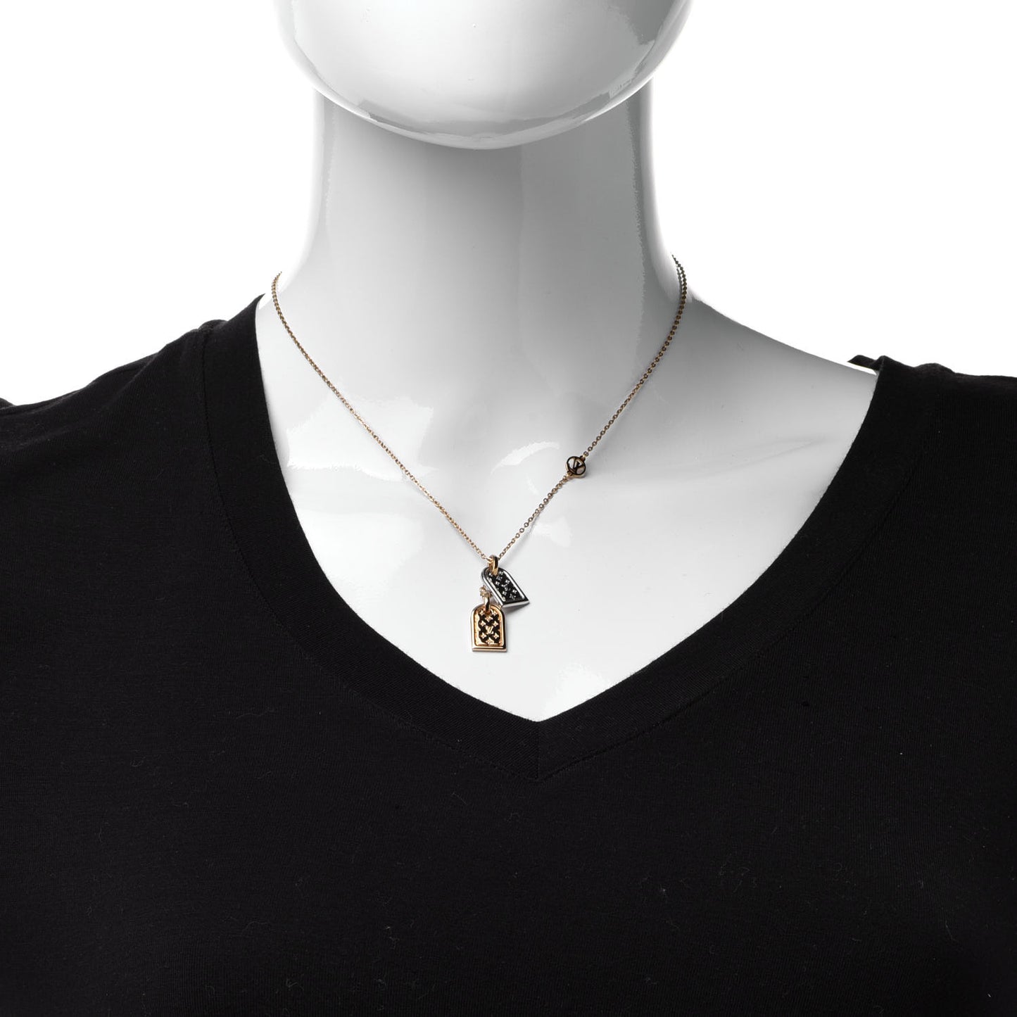 Nanogram Name Tag Necklace Gold