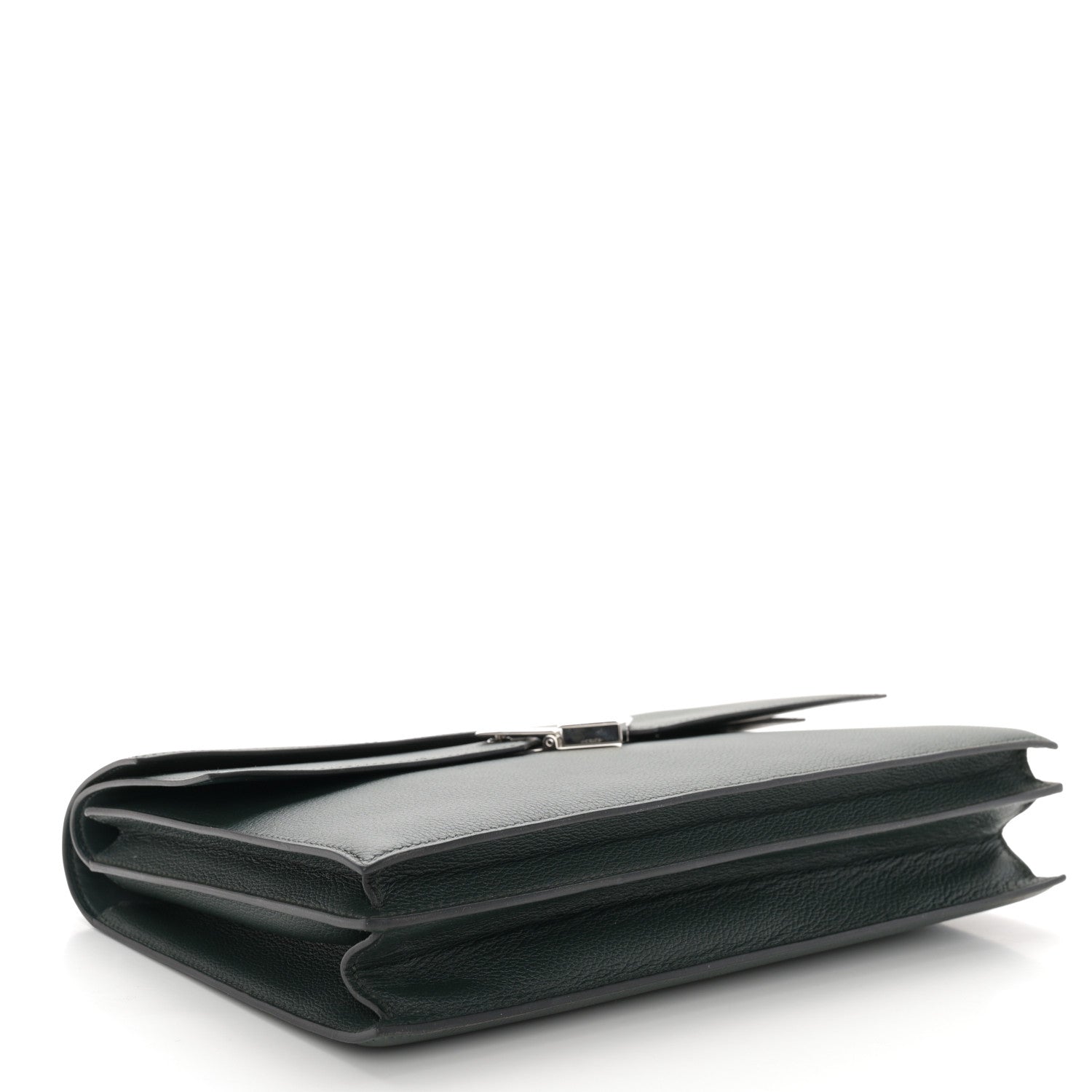 Hermes Evercolor Fortunio Clutch Vert Anglais 4 of 11