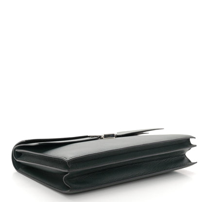 Hermes Evercolor Fortunio Clutch Vert Anglais 4 of 11