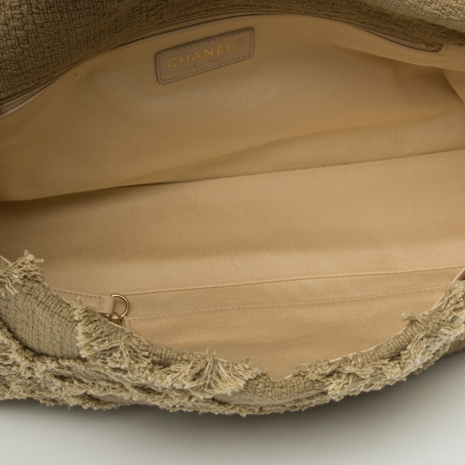 Chanel Tweed Nature Flap Dark Beige 5 of 7