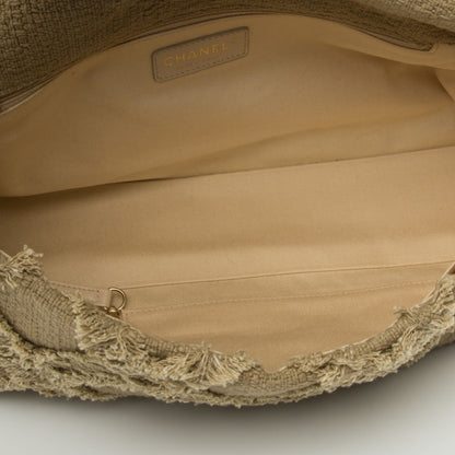 Chanel Tweed Nature Flap Dark Beige 5 of 7